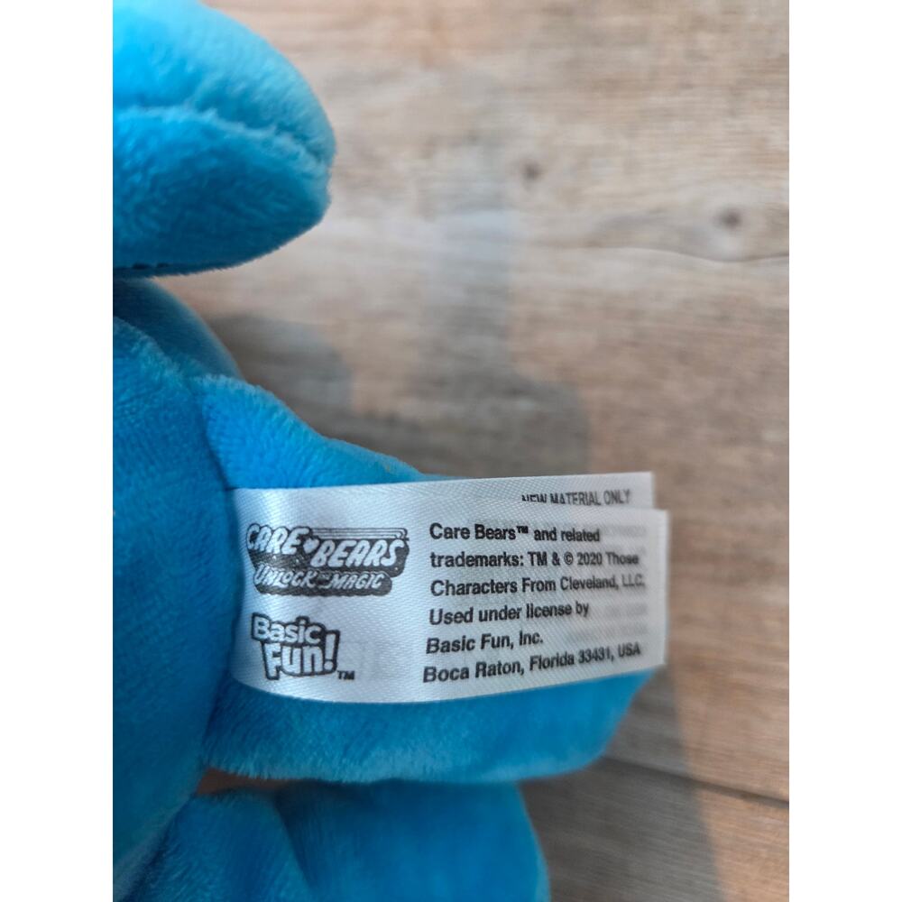 Care Bears Grumpy Bear Plush 2020 Basic Fun Unlock The Magic Blue Stuffed Animal - Picture 5 of 5
